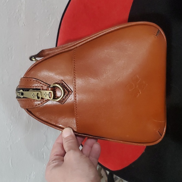 Patricia Nash Skye Satchel Leather Handbag In Brown - Picture 5 of 17